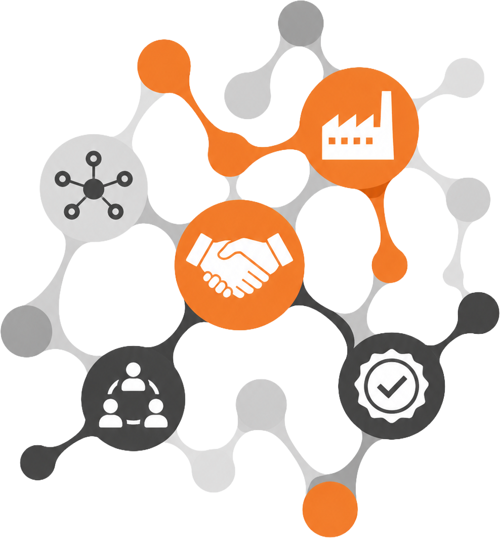 Network of partners including hospitals, research institutes and biotech companies